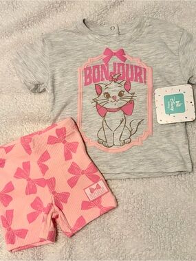 Disney Baby MariDisney Baby Marie The Aristocats 2-Piece Outfit Size (0/3months)